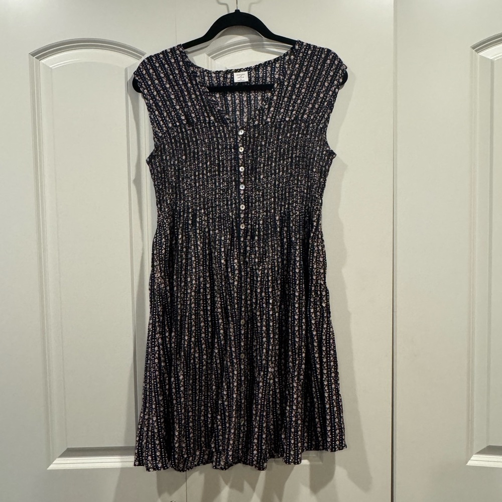 Patrons of Peace Floral Striped Top